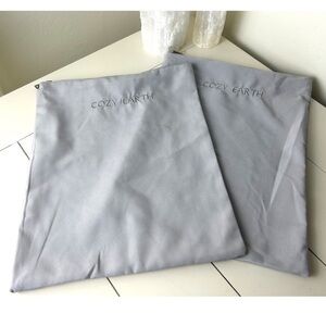 Cozy Earth Zippered Pouch Bags set of 2